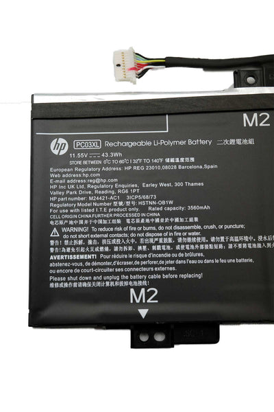 HP Pavilion Aero 13-be2xxx バッテリー容量100% Battery Notebook HP Pavilion Aero 13-be PC03XL แบตเตอรี่โน๊ตบุ๊ค
