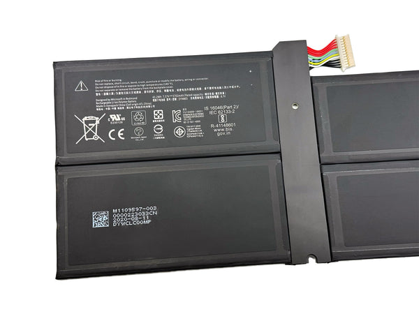 Genuine Replacement Battery For Microsoft Surface Pro 7 - Model G3HTA061H, 5702mAh, 7.57V, 4-Cell Li-ion - Includes Screwdrivers, 3-Month Warranty