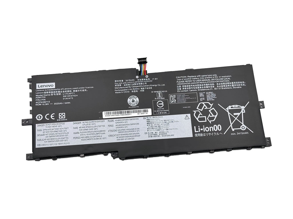 Battery Notebook Lenovo ThinkPad X1 Yoga Gen3 2018 Series