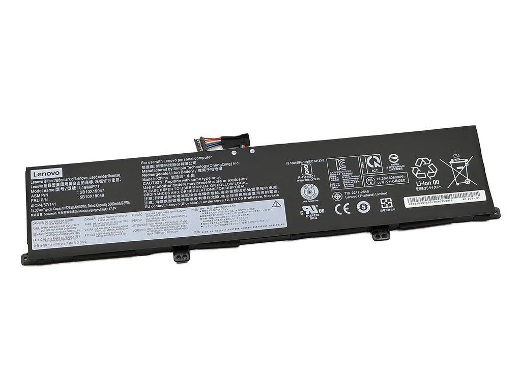 Battery Notebook Lenovo ThinkPad X1 Extreme Gen 3 Series L19M4P71