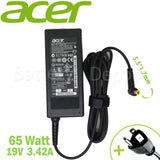 Acer 65W 5.5x1.7 mm AC Adapter สายชาร์จ Acer อแดปเตอร์