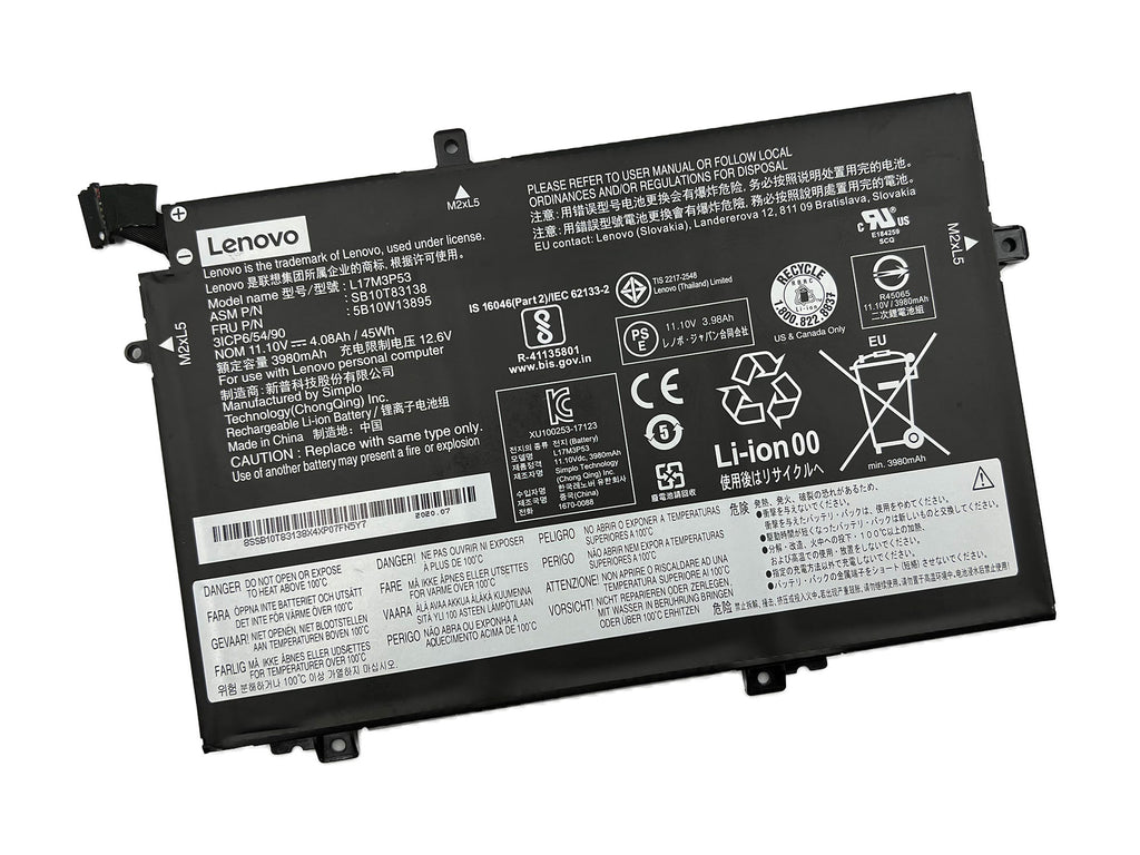 Battery Notebook Lenovo Thinkpad L480 L580 Series L17M3P53