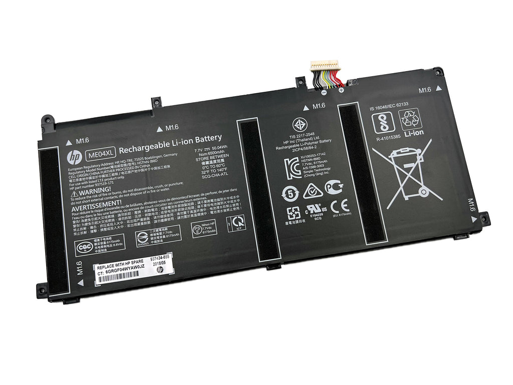 Battery Notebook HP Elite X2 1013 G3 Series ME04XL